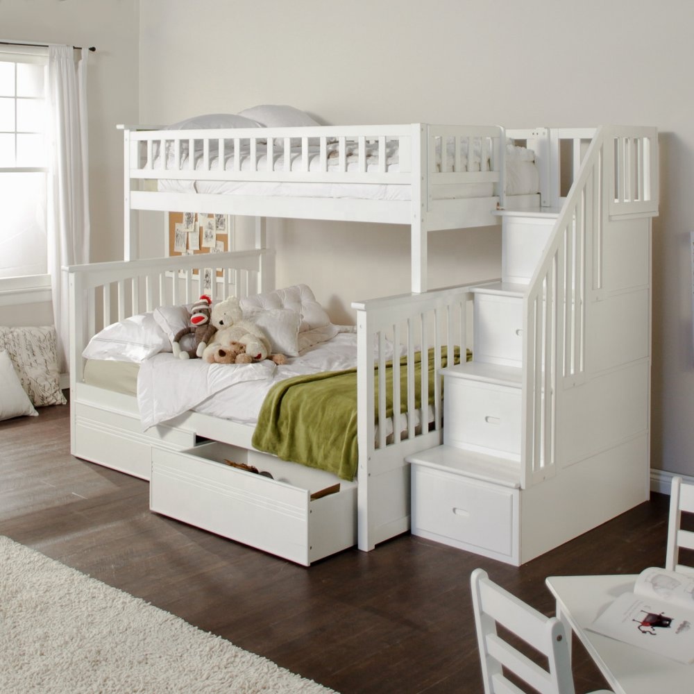 Cheap Kid Bunk Bed Furniture with Solid Wood for Kid Bedroom Furniture Contemporary Optional Standard Morden Customized Size