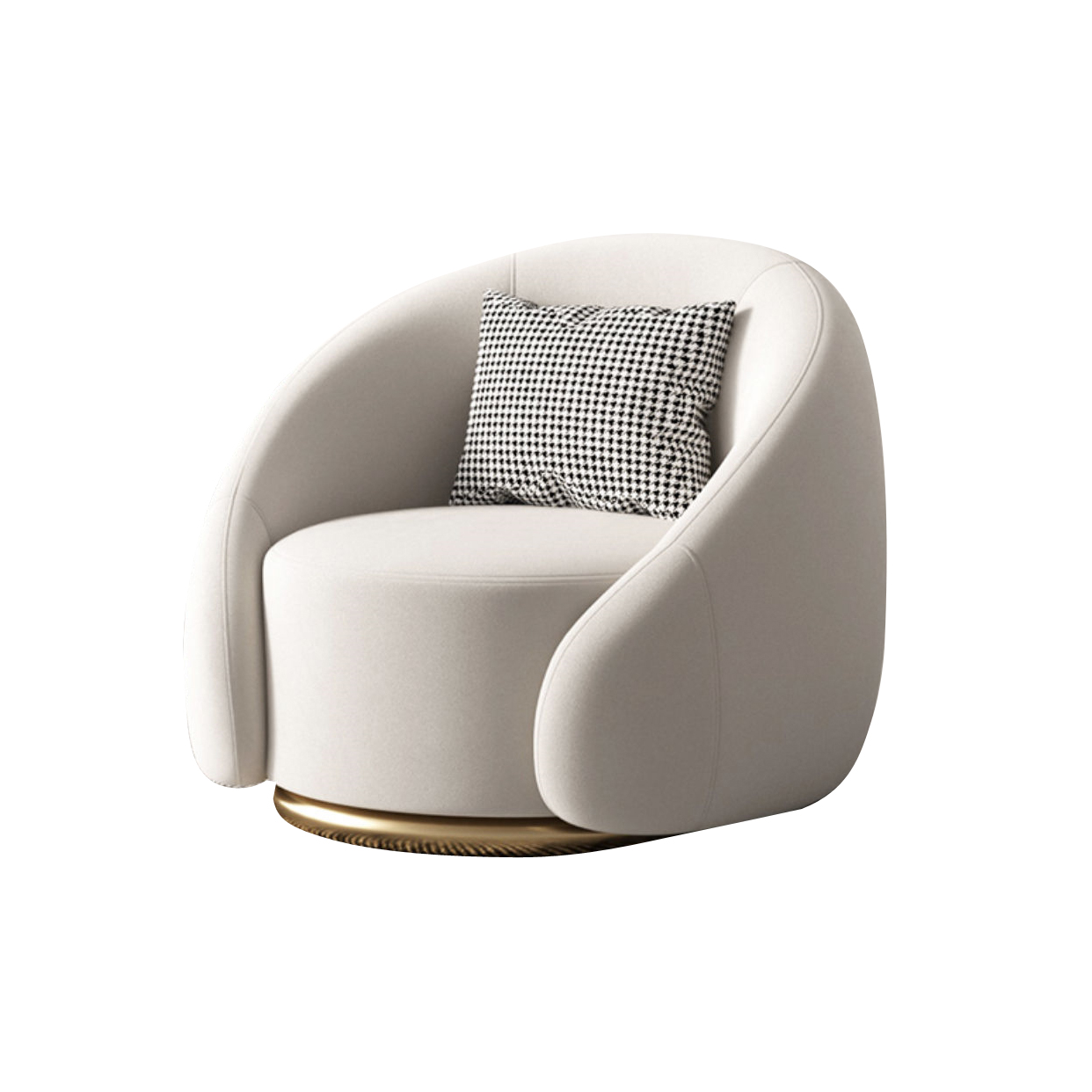 Hot Sales Light Luxury Designer Modern Velvet Adjustable Solid Back Lazy Living Room Tiger Sofa Chair Home Furniture Metal Legs