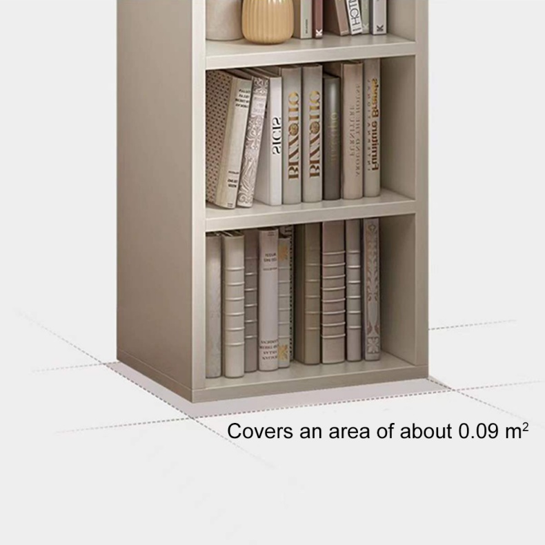 Multi-functional Wooden Bookshelf Big Capacity Adjustable Shelves Freestanding Modern Design for Home Office School Use