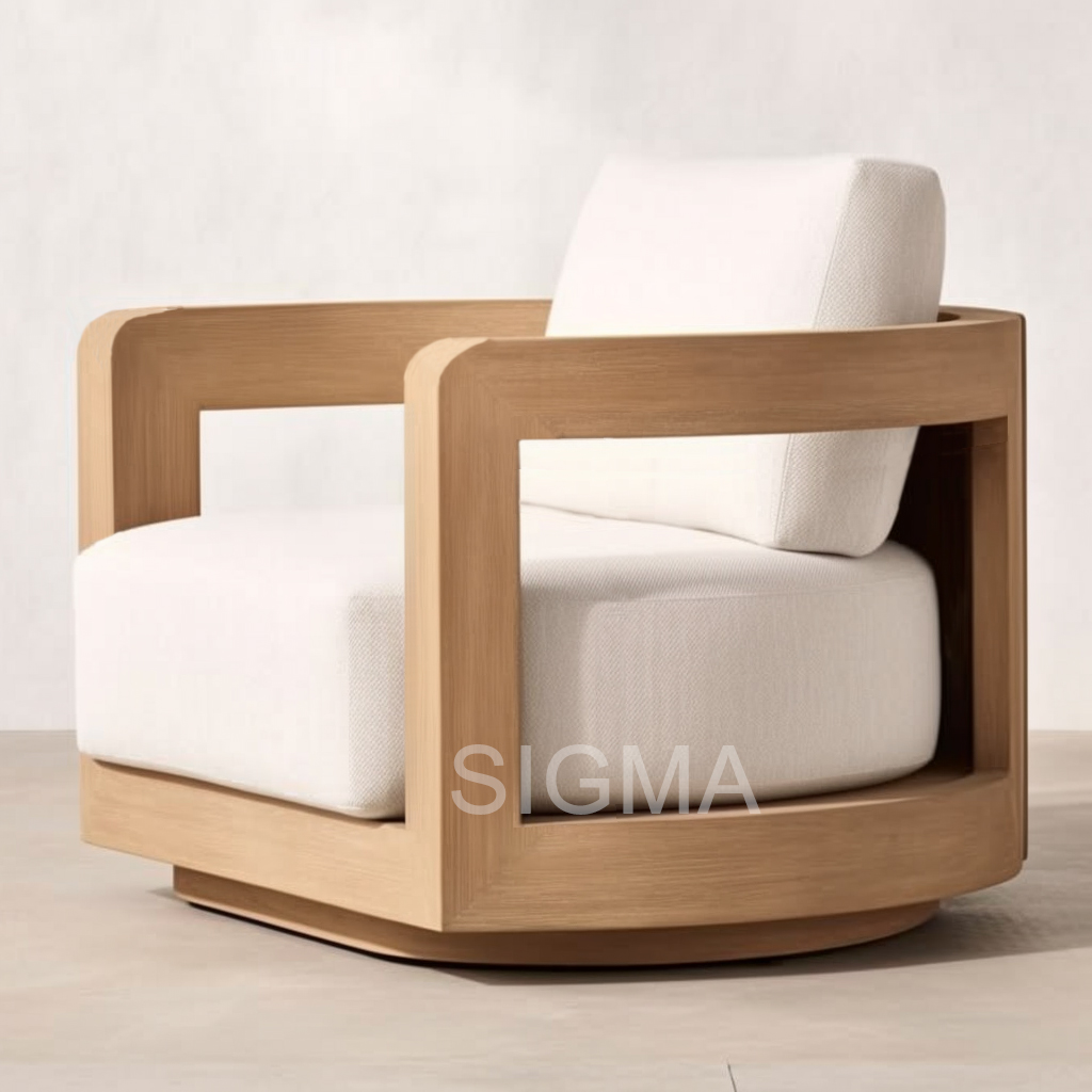 Teak Outdoor Sofa Set Detail 4