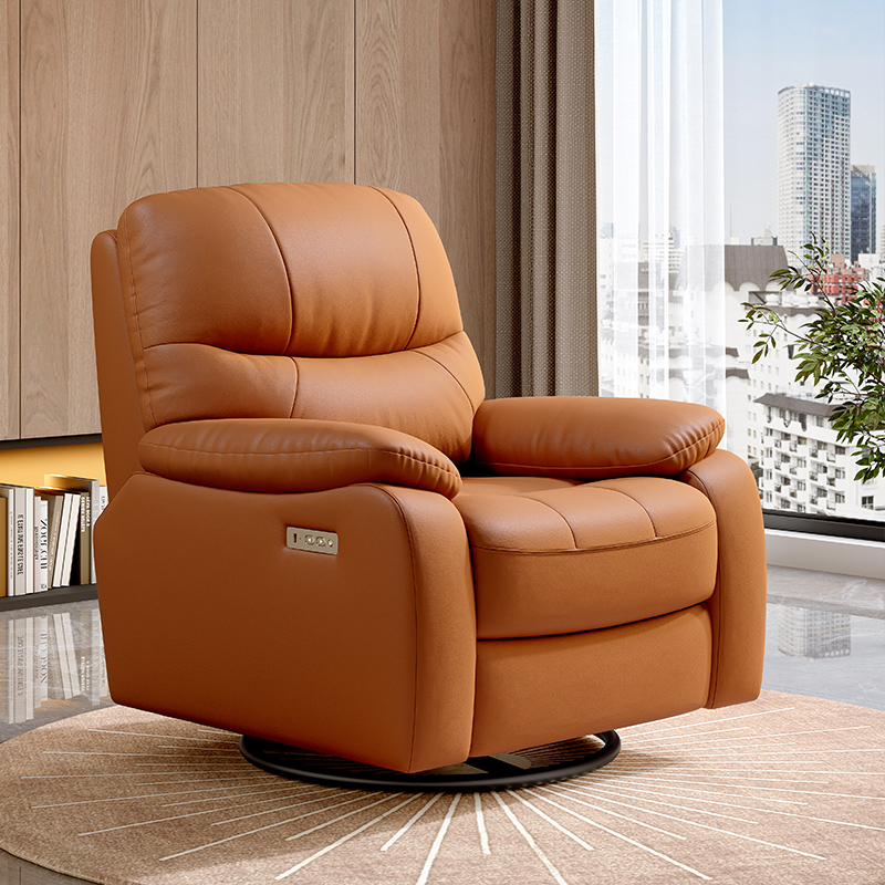 Wholesale Modern Recliner Chair With PU Leather Adjustable Lounge Reclining Sofa For Living Room Home Theater Couch