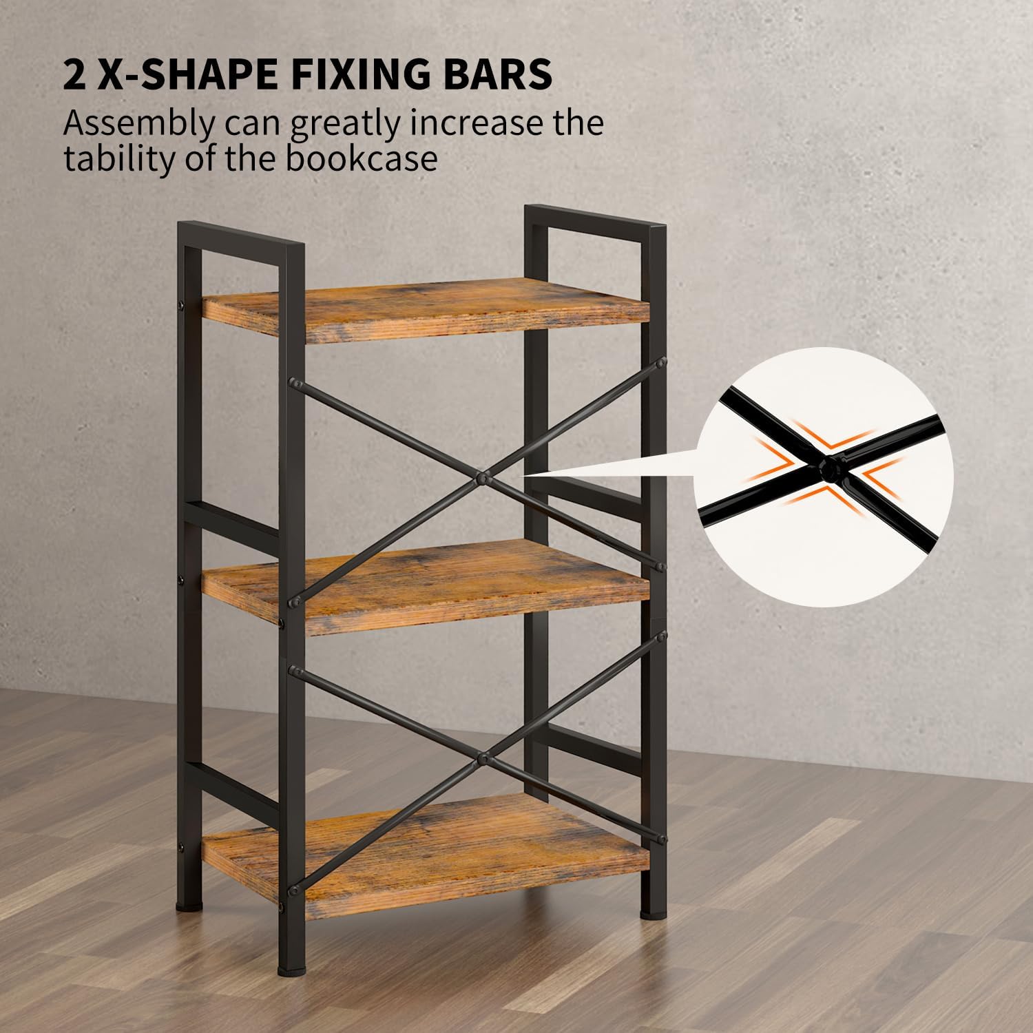 X-shaped Metal Wire Support