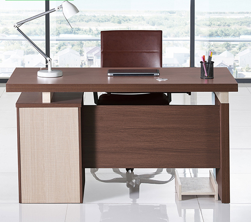 Metal Steel Home Office Single Office Furniture Manager Computer Desk Office Table with Drawer