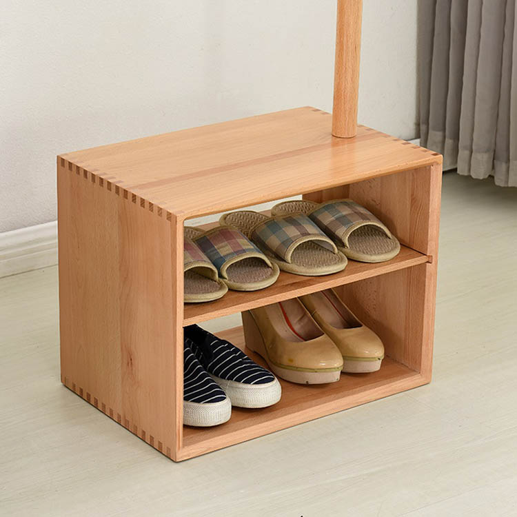 Front Door Living Room Mudroom Entryway Coat Stand Set Hall Tree Bench Shoe Rack Storage Seat Wooden Shoe Bench with Coat Rack