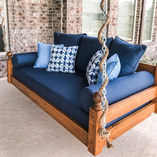 Modern Factory Rope Garden Furniture Hammock Aluminum Aluminum Frame Swing Outdoor Hanging Bed