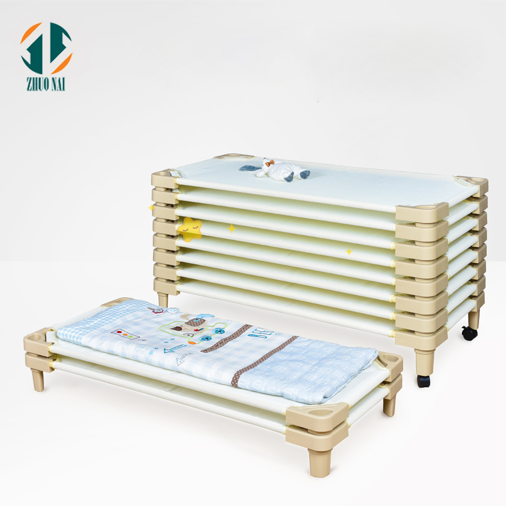 Factory Wholesale Daycare Afternoon Nap Mesh Surface Kids Bed Preschool Baby Children Montessori Classroom Furniture