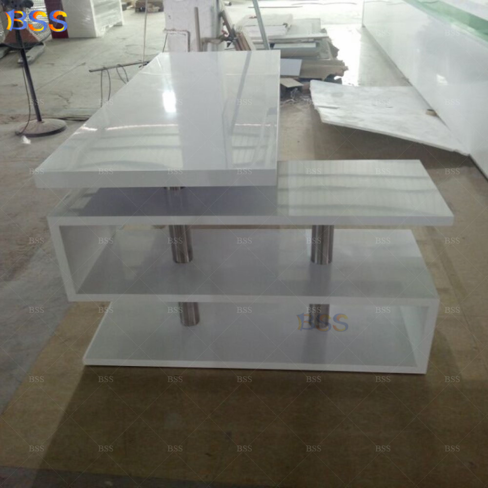 Small White Office Table Desk for Home Modern Secretary Desk Contemporary Luxury Executive Boss Office Computer Desk