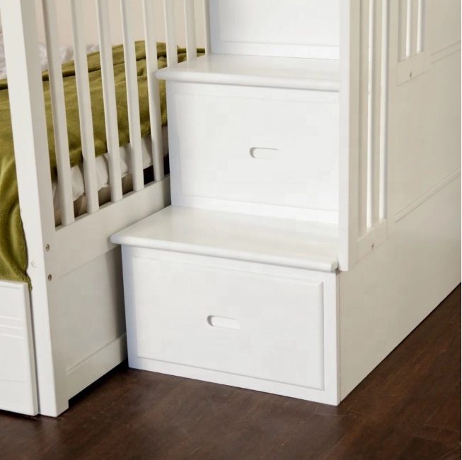 Cheap Kid Bunk Bed Furniture with Solid Wood for Kid Bedroom Furniture Contemporary Optional Standard Morden Customized Size