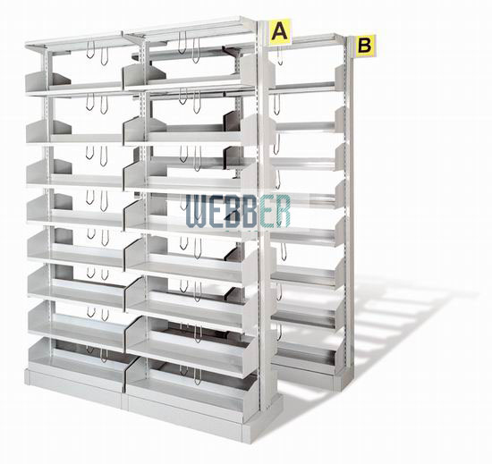 Metal Library Bookshelves