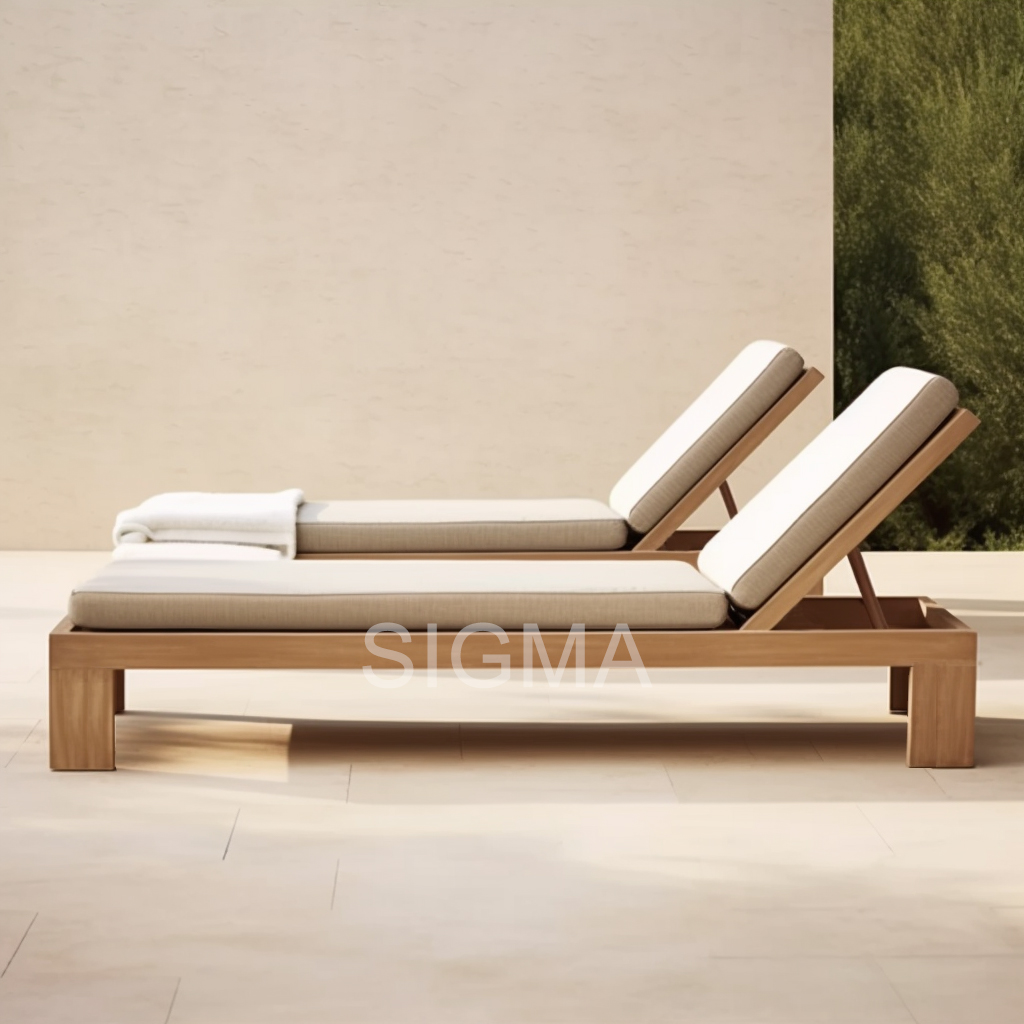 Teak Outdoor Sofa Set Detail 1