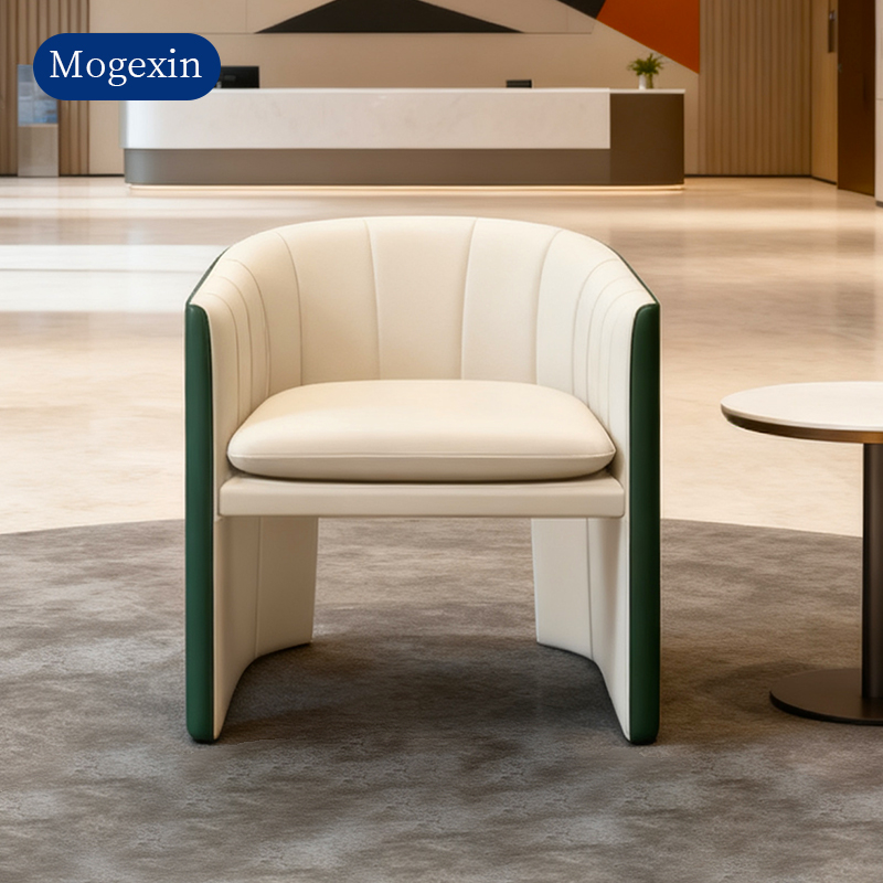 Modern Fabric Accent Chair for Living Room Bedroom Hotel &amp; Commercial Use-Reclining Lounge Chair