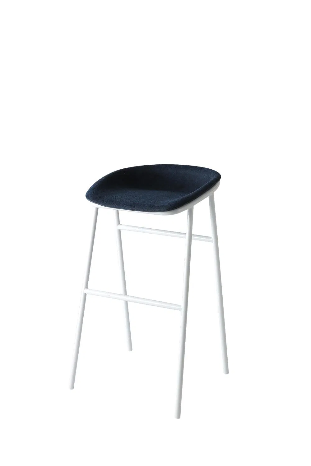 Kitchen Modern Design Metal Legs Recycled Pet Felt Seat High Bar Stool Counter Stool Kitchen Stool