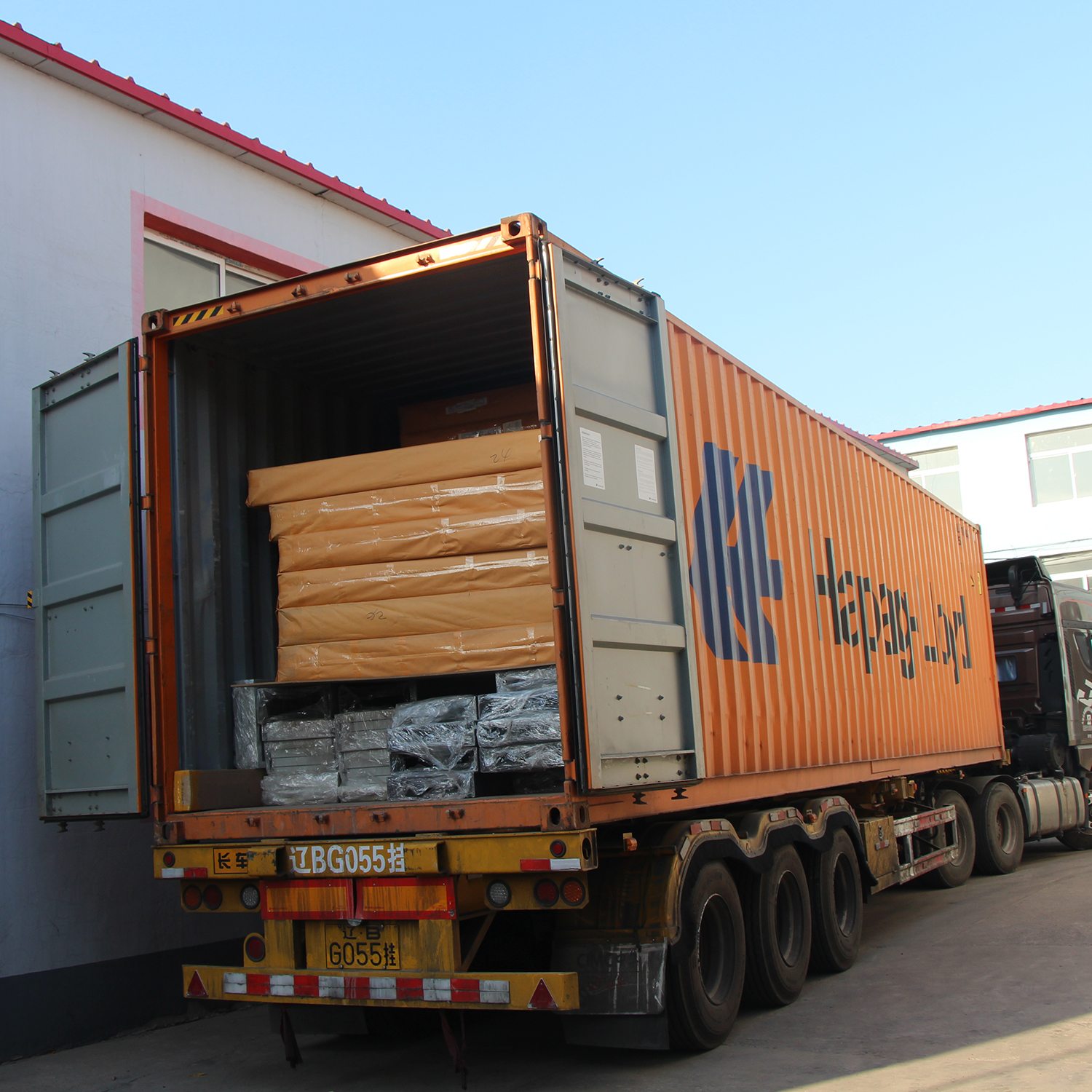 Palletized Goods for Container Shipping