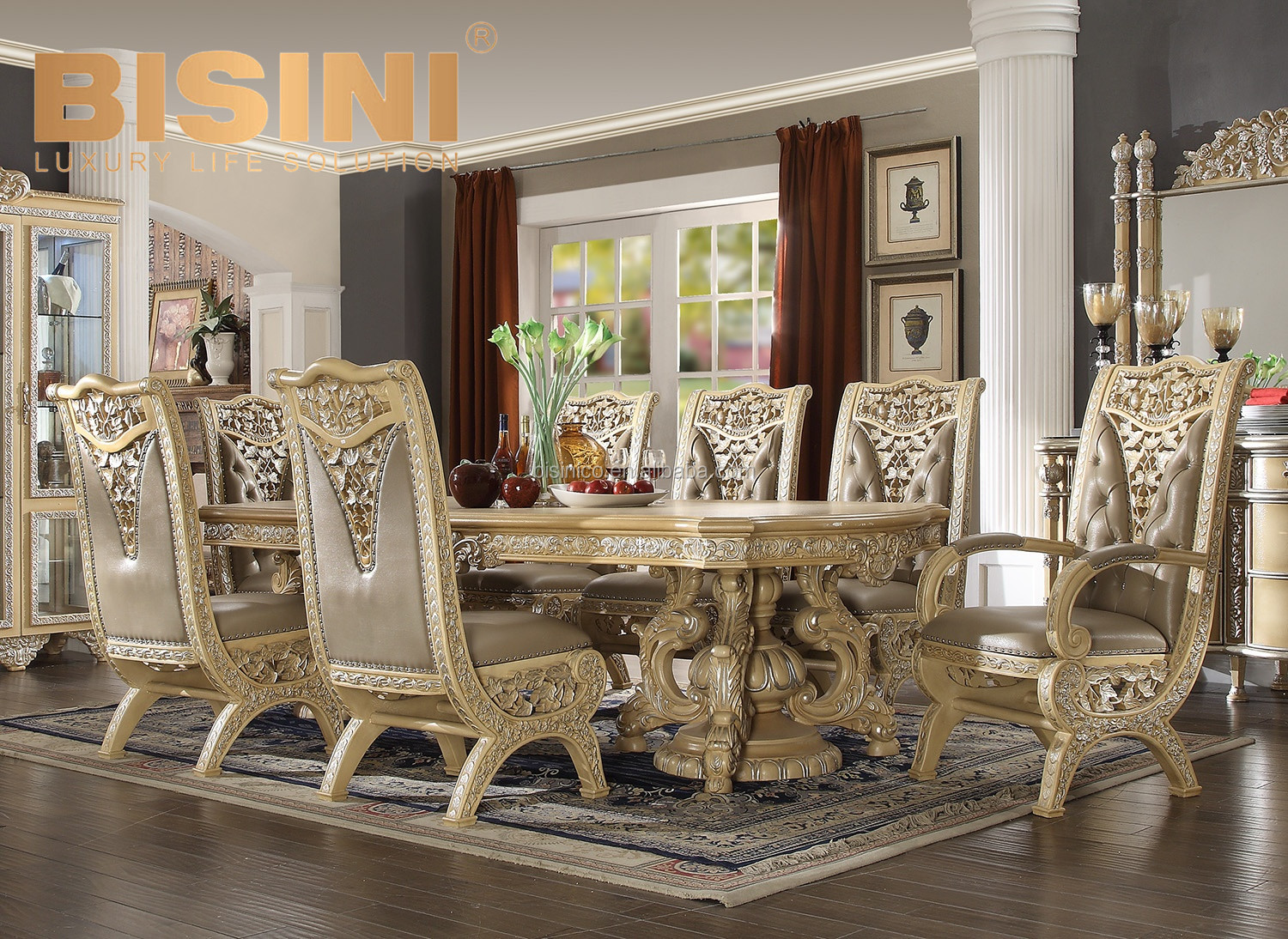 High-end solid wood children bed backboard detail
