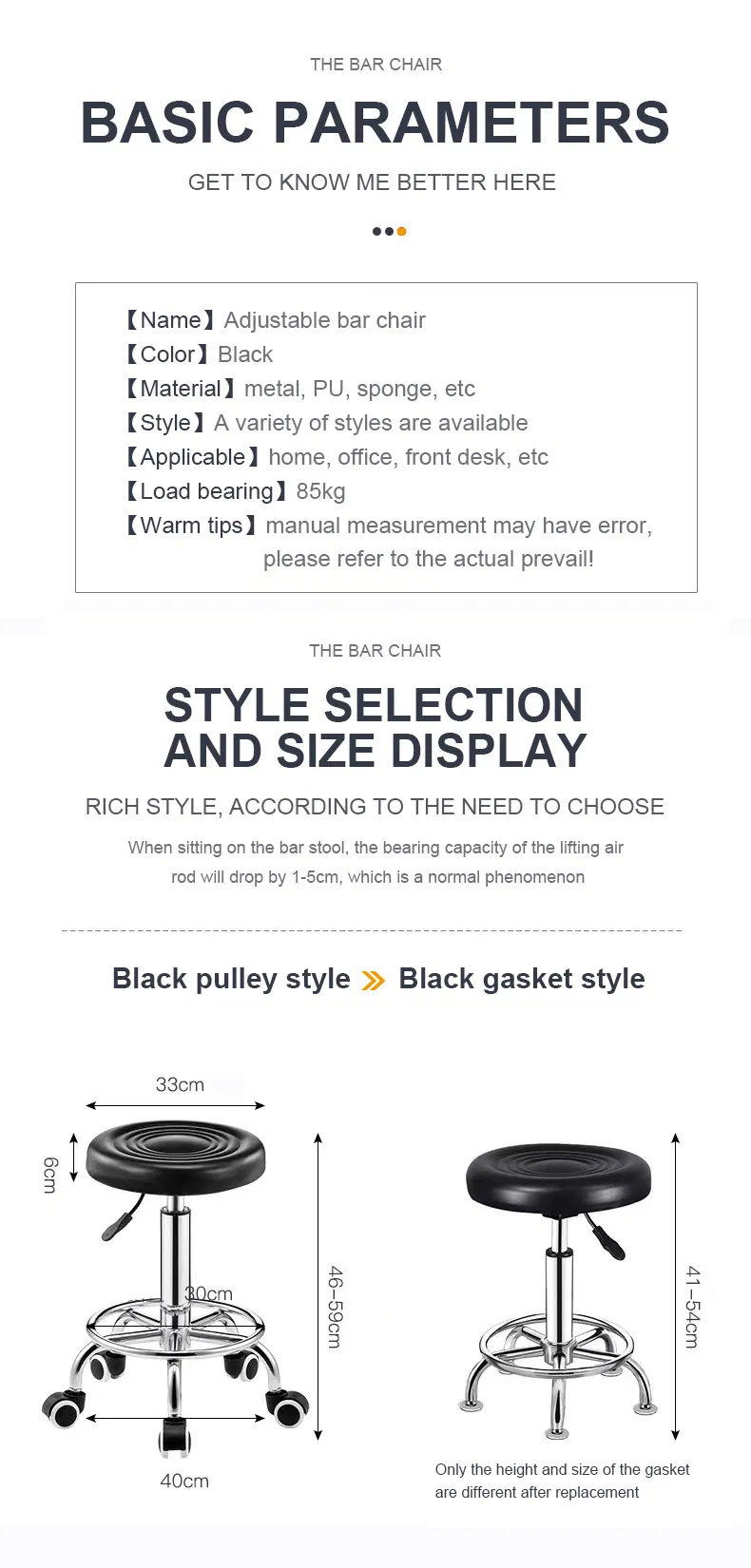 Bar Stools for Kitchen Counter Nurse Stool Chair