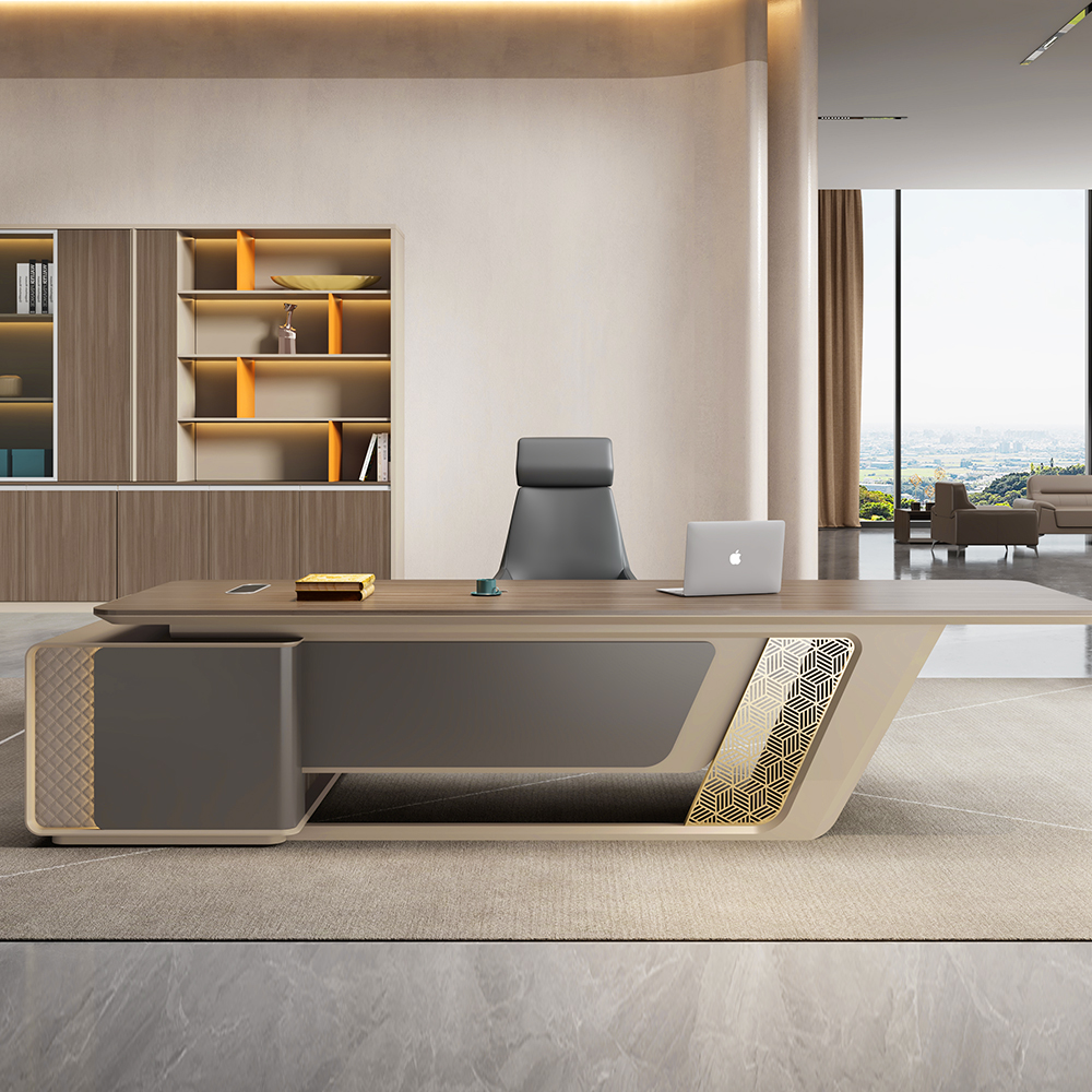 New Design Furniture for Office Wooden Executive Desk Office Table Luxury Manager Desk CEO Office Table