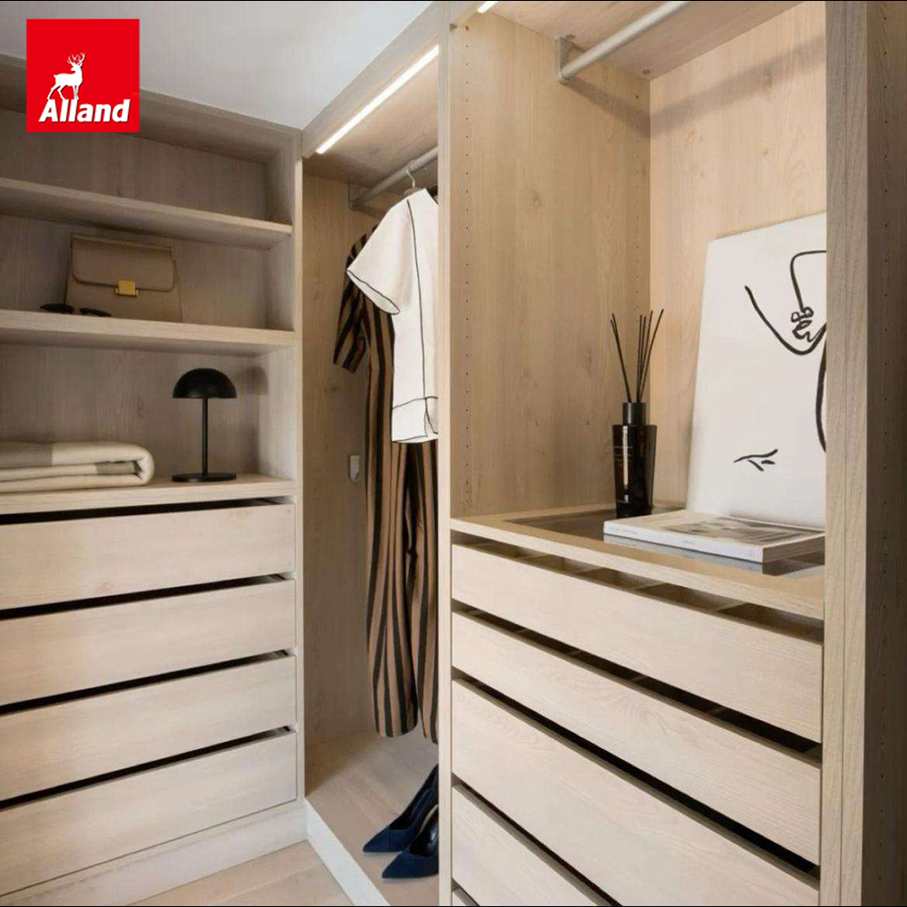 Allandcabinet Walk-In System Island Organizadores De Roperos Y Habitacion En Madera Para Ropa Closet With Drawers Accessories