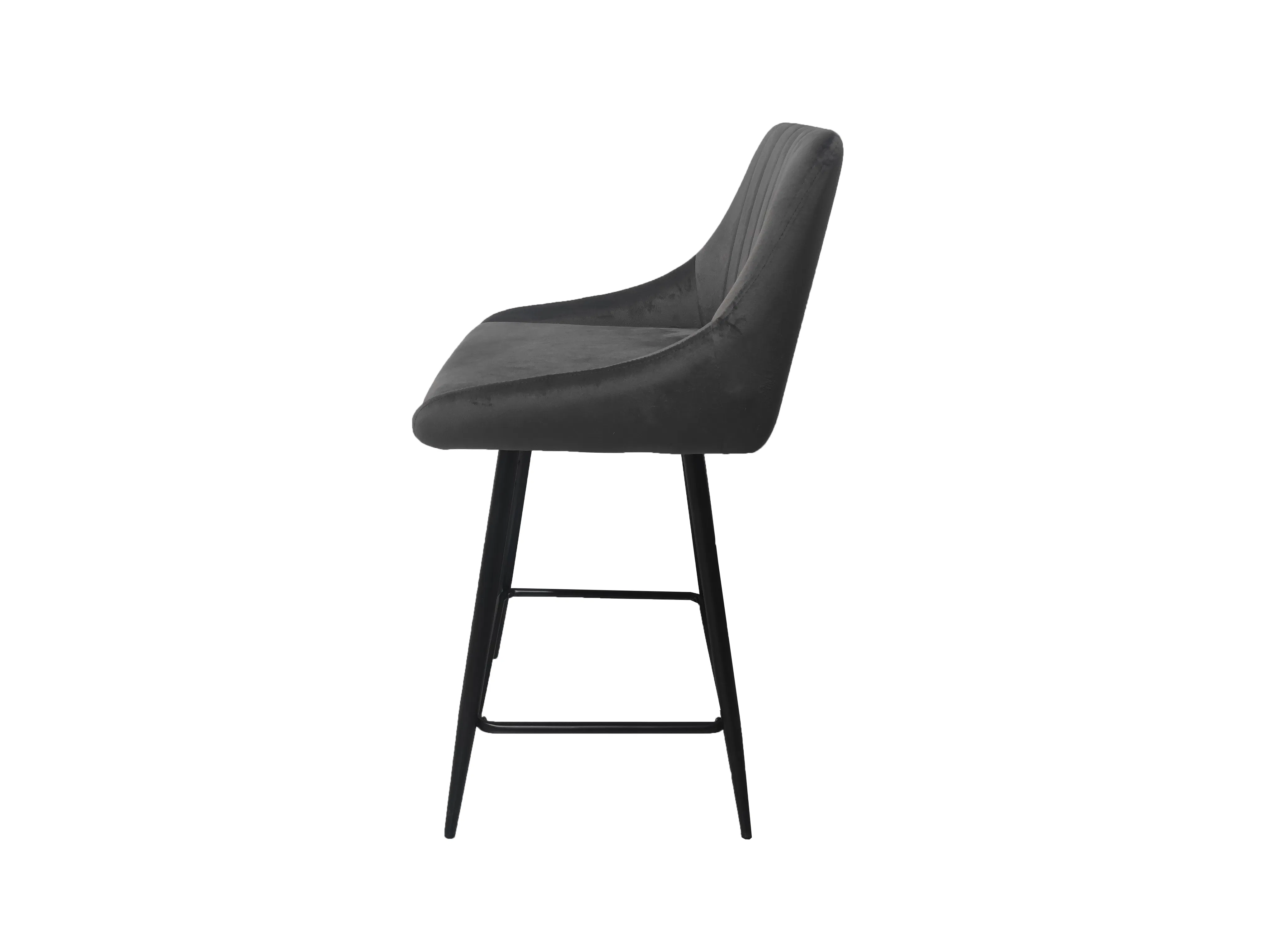 Chic Design Modern Velvet Counter Stools 30inch Height Bar Stool