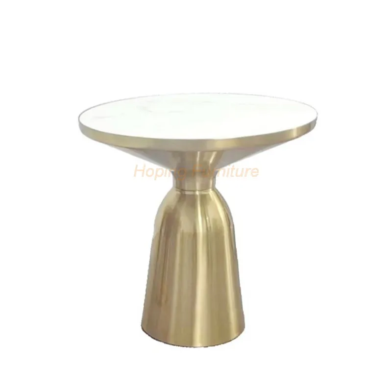 Stainless Steel Metal Living Room Nesting Coffee Table