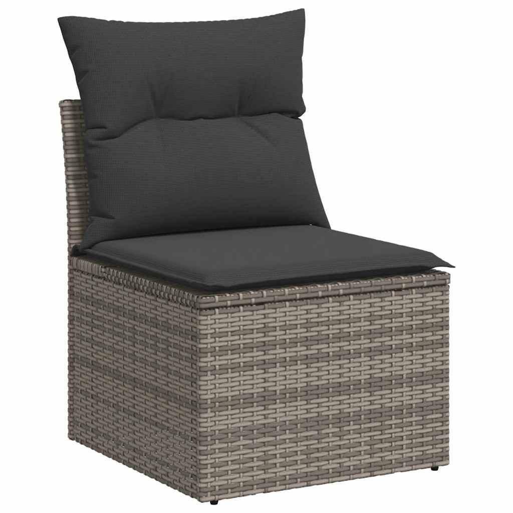 High Quality Modern Design Rattan Sofa Set with Table and Footrest 4-seater Outdoor Furniture Set