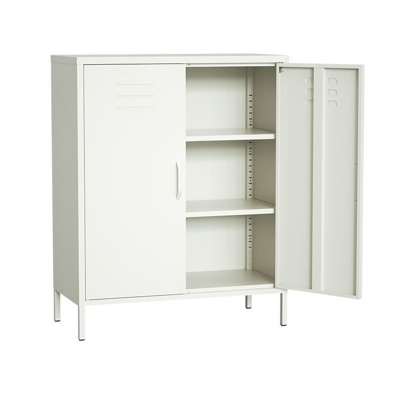 Wholesale Kitchen Sideboard Buffet Cabinet Dining Room Metal Cabinet Storage 2 Door