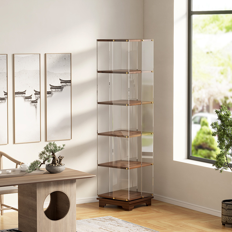 Modern Creative Multi-functional Eco-Friendly Rotating Bookshelf with Storage for Home Office Living Room School Study Bedroom