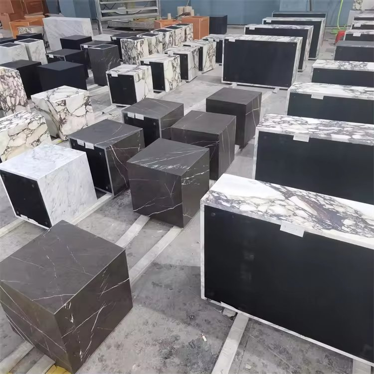 High End Living Room Furniture Design Marble Tea Table Modern Rectangle Coffee Tables