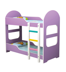 Field Theme Light Blue Wooden Small Class Kindergarten Kids Bedroom Room Furniture Beds