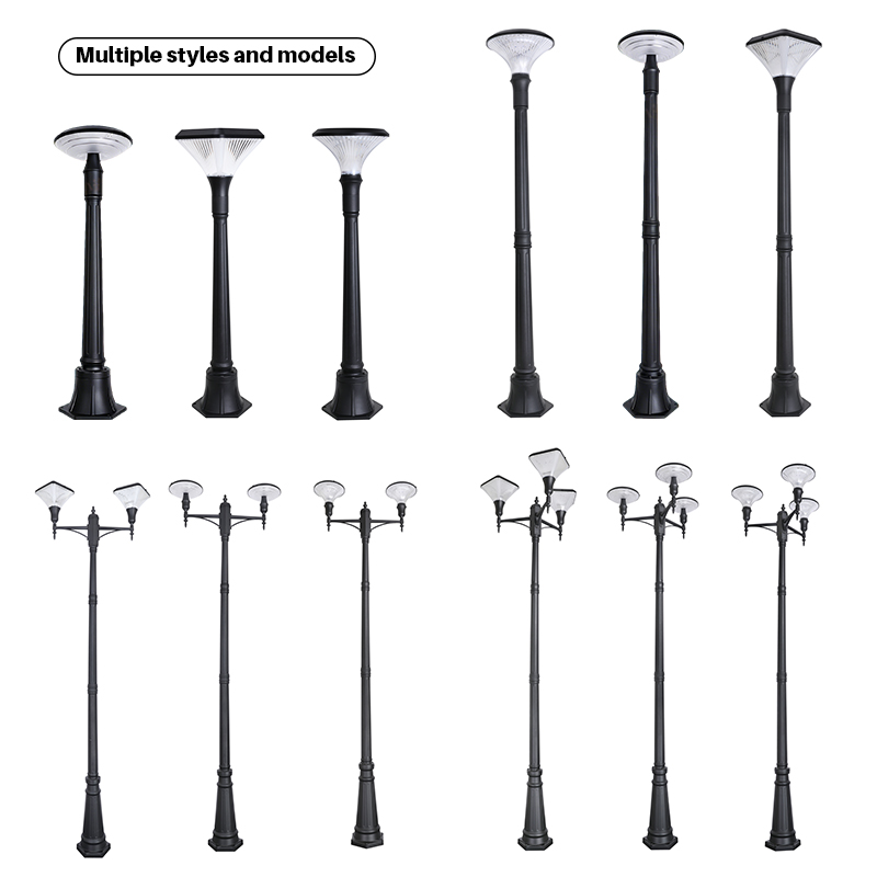 Modern Solar Garden Light Outdoor Solar With Stand LED Street Light All In One IP65 Outdoor Courtyard Led Solar Garden Light