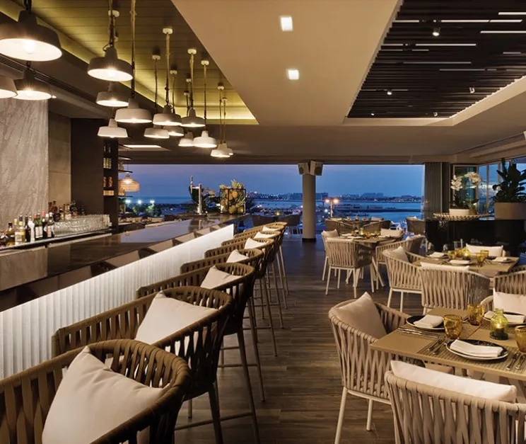Plastic Kitchen Counter Height Bar Stools Rattan for Kitchen