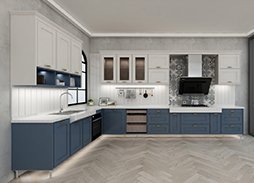Profiled PU Lacquer Kitchen