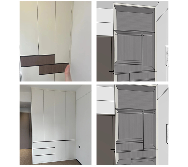 Modern Portable Solid Wood Bookshelf Details 4