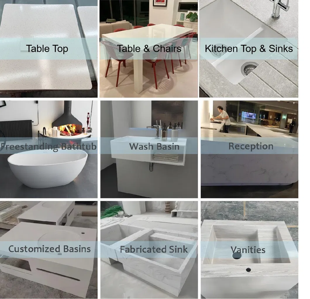 Solid Surface Custom Table Display
