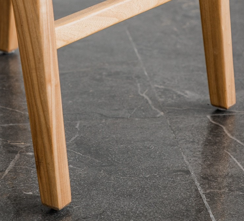 Modern Nordic Luxury Velvet Bar Stool for Breakfast Counter
