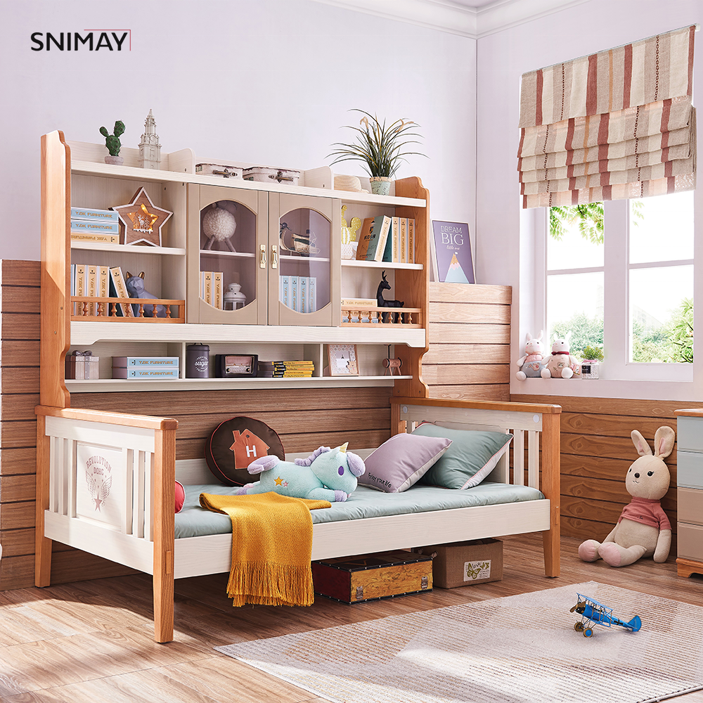Children Bedroom Furniture Sets Wooden Bunk Bed Kids Usd Bed