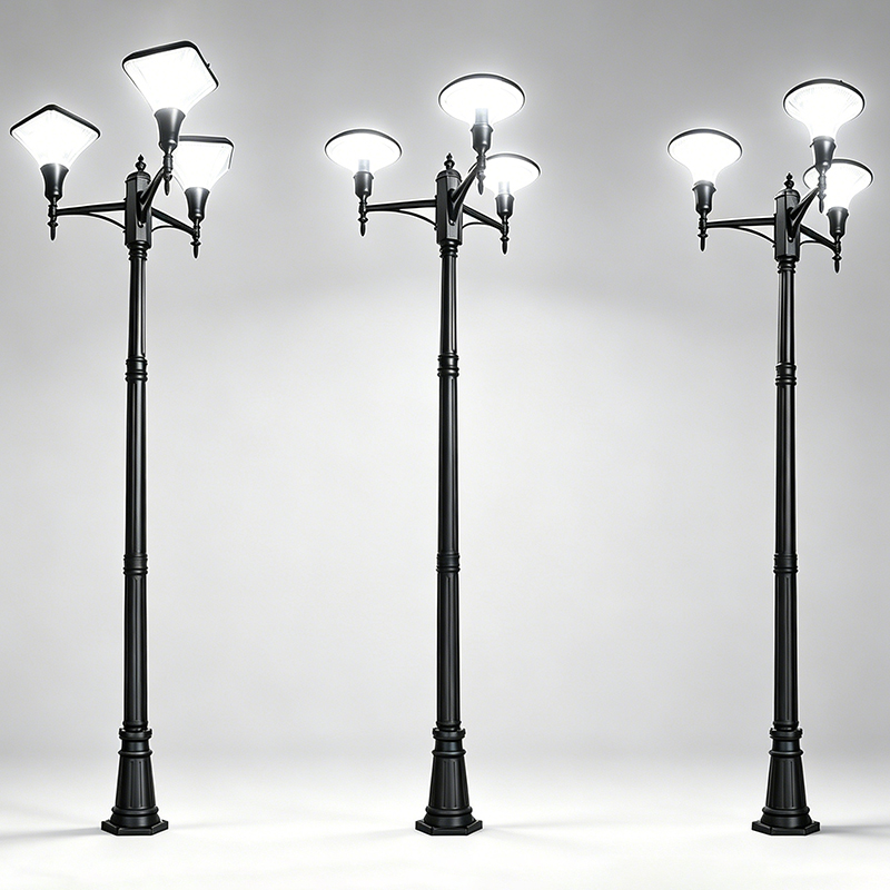 Modern Solar Garden Light Outdoor Solar With Stand LED Street Light All In One IP65 Outdoor Courtyard Led Solar Garden Light