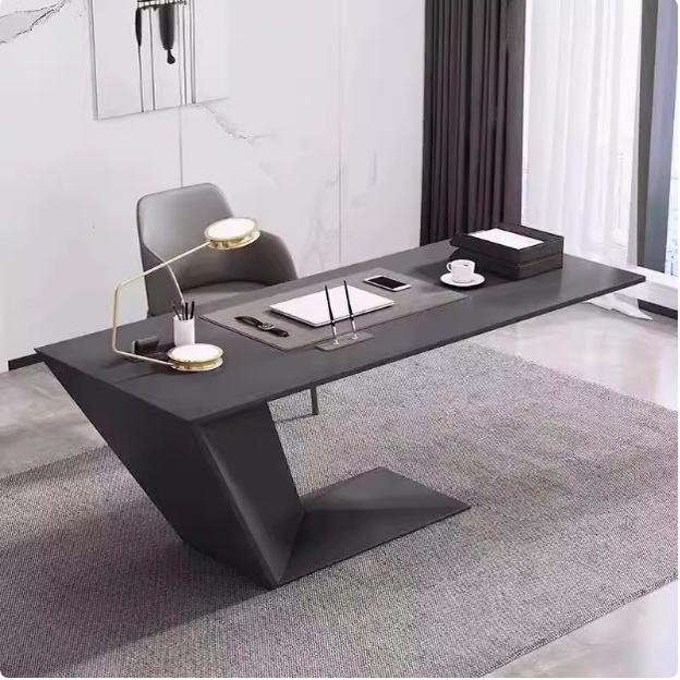 Modern Design Luxury Executive Desk Home Office Furniture with Panel Wood Contemporary Wooden Office