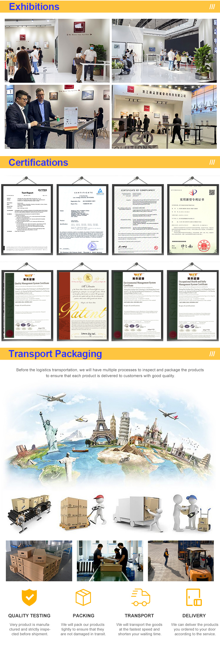 Certifications Display