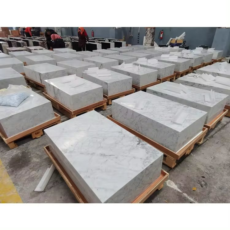 High End Living Room Furniture Design Marble Tea Table Modern Rectangle Coffee Tables