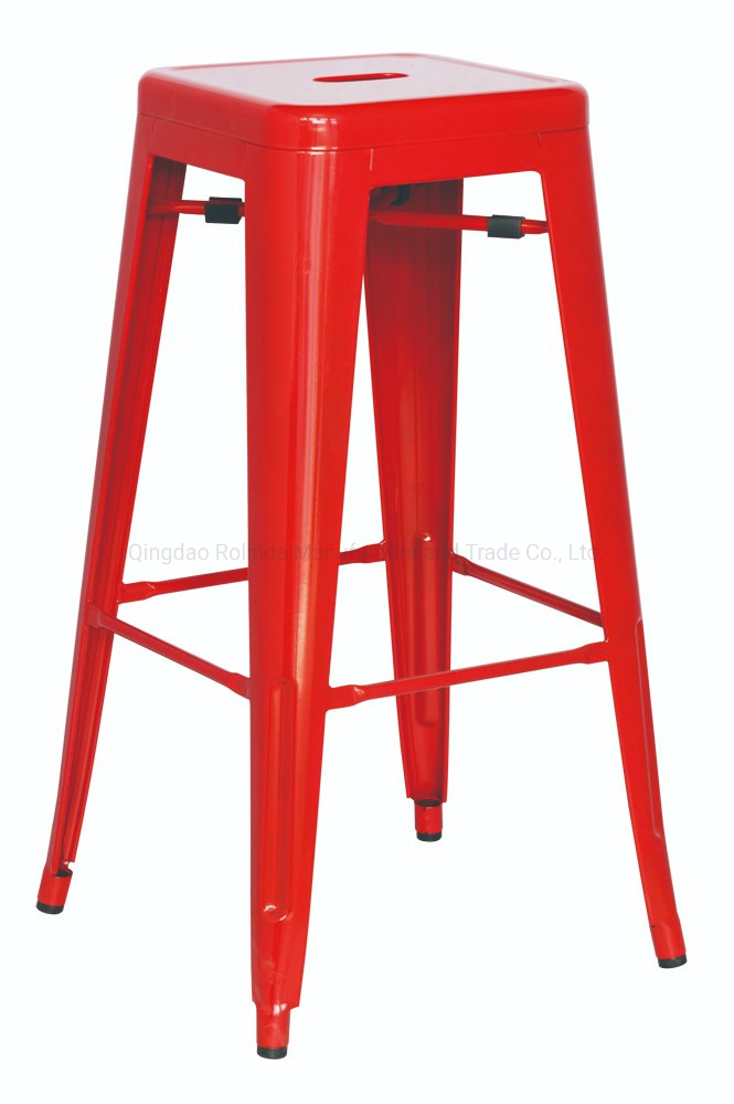 Wholesale Cheap Vintage Industrial Furniture Kitchen Counter Stackable Metal Tolix Bar Stool Tolix Stool for Sale