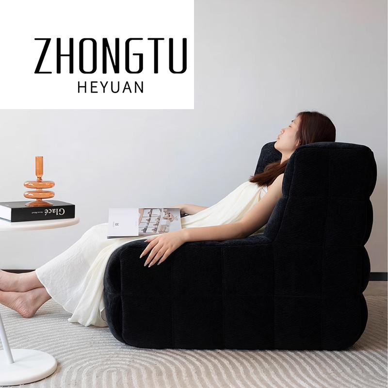 Furniture Modern Luxury Hotel Reception Lounge Accent Chair Single Modular Sofa Fabric Leisure Chair Home Living Room Recliners