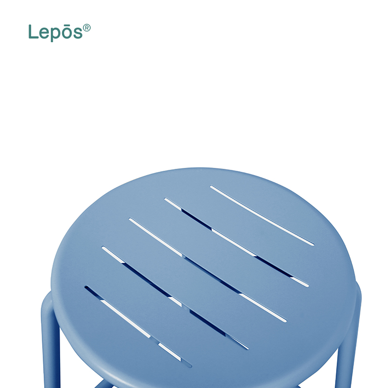 Commercial Furniture Indoor Home Bar Chairs Kitchen Lab Stool Counter Stool Outdoor Hotel Patio Cafe Round Aluminum Bar Stool