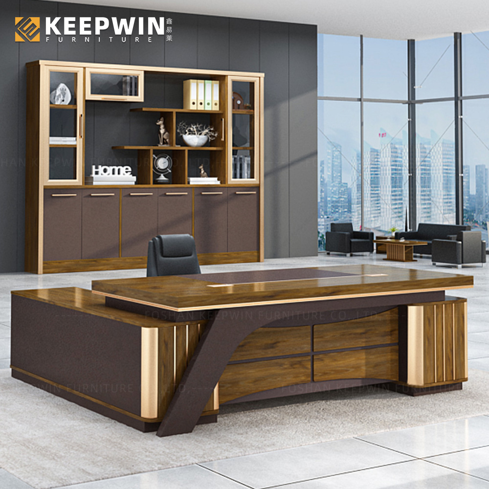 High End Office Furniture Supplier Big Office Desk Designs Wooden Executive Manager Modern Luxury Office Table