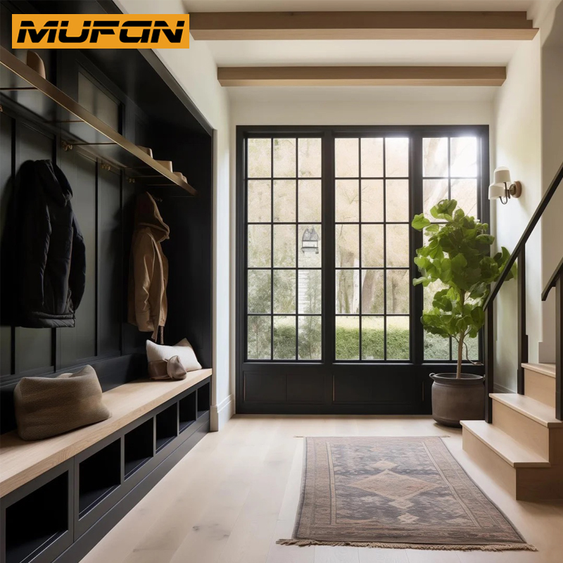 Shaker Solid Wood Shoe Cabinet Storage for Entryway Furniture Custom Design Mud Room Wooden Shoe Rack Cabinet with Seat