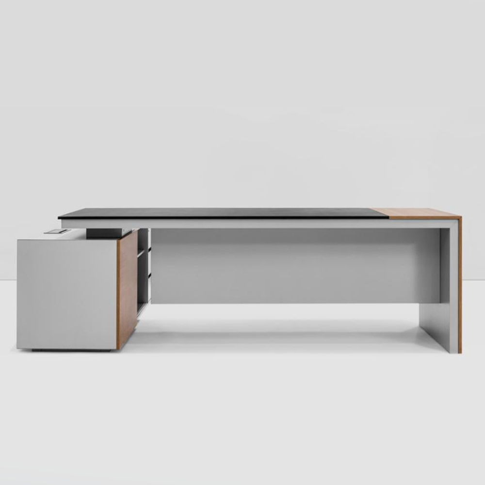 Modular Office Furniture L Shape Design Strong Mobilier Home Luxury Executive Desk