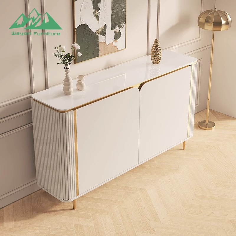 Wayon Luxury Nordic Wooden Sideboard Buffet Cabinet with Drawers for Dining Room Storage Cupboard