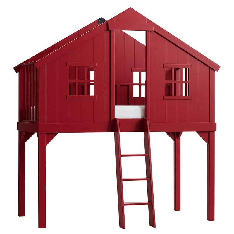 High-quality Solid Wood Children's Wooden Tree House Bed, Creative Bunk Bed, House Bed, Children's furniture