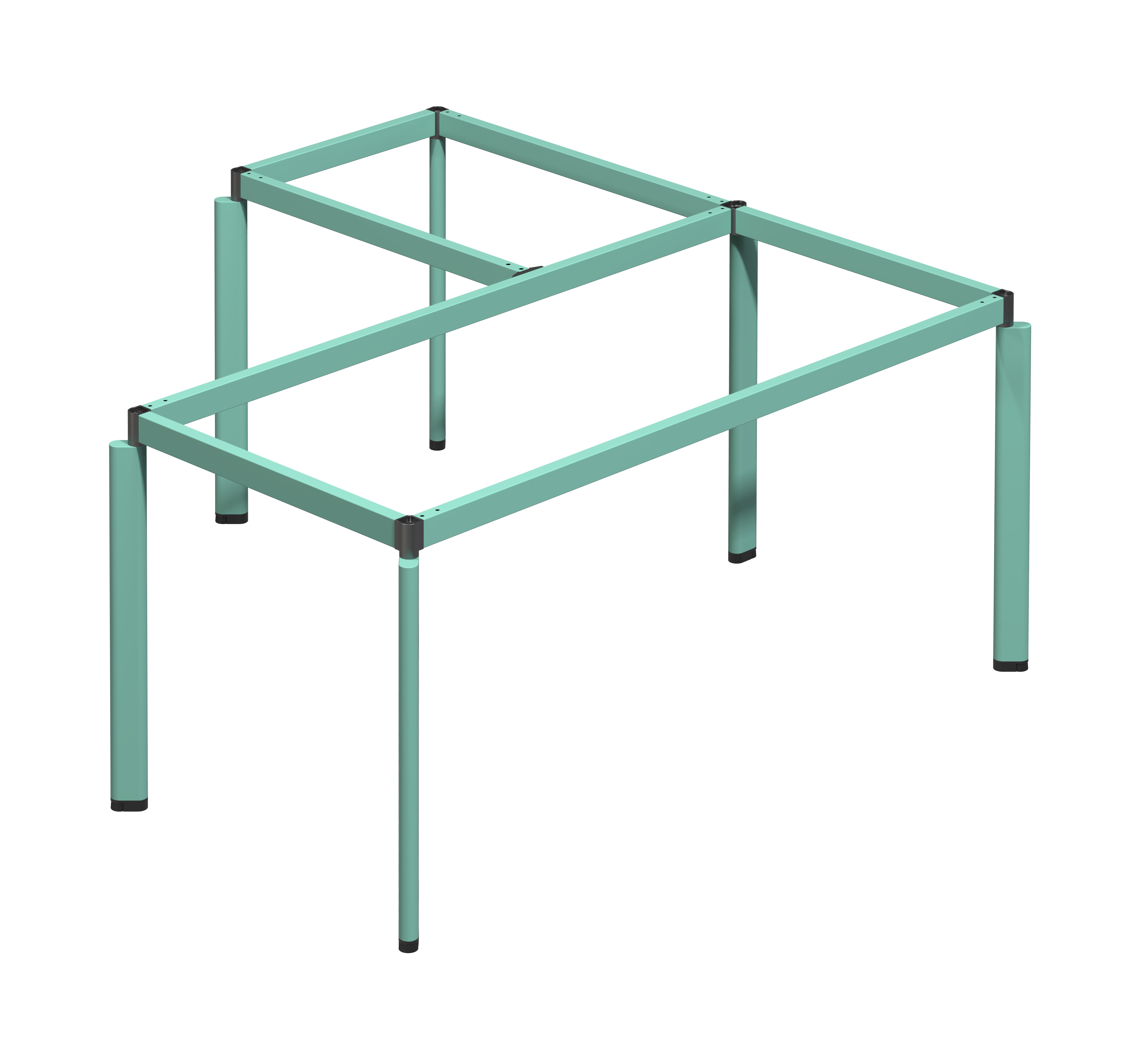 Modern L-Shaped Office Desk with Modular Design Metal Construction for Commercial &amp; Home Use