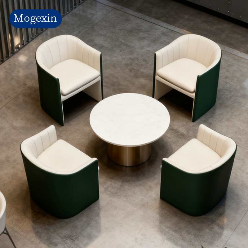 Modern Fabric Accent Chair for Living Room Bedroom Hotel &amp; Commercial Use-Reclining Lounge Chair