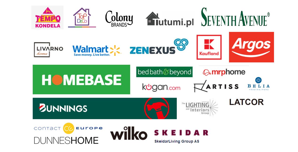 Partner brand logos